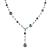 Tahitian Pearl Black Agate and Smoky Quartz Necklace 668009
